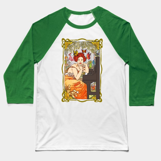 Nouveau T Baseball T-Shirt by SortaFairytale